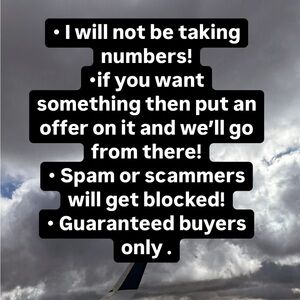 Seller Notice Sign - No Numbers, Offers Only